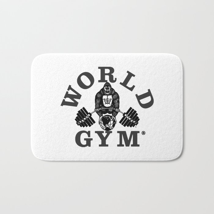 world gym Bath Mat