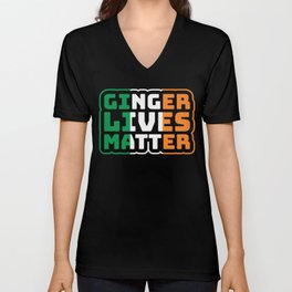 Ginger Lives Matter V Neck T Shirt