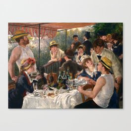 Pierre-Auguste Renoir - Luncheon of the Boating Party Canvas Print