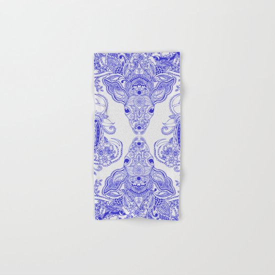 Little Blue Deer Hand & Bath Towel