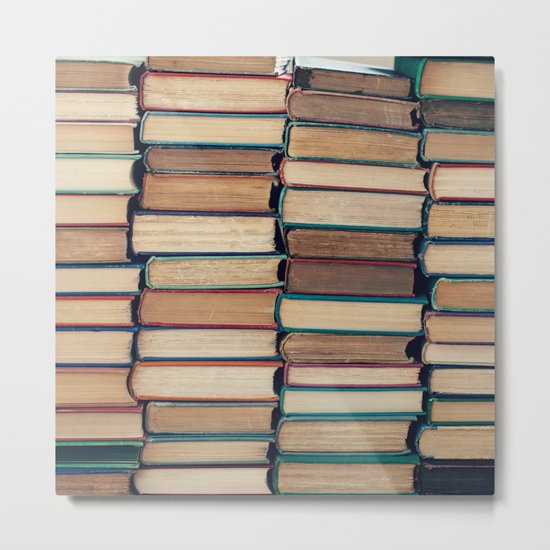Bookworm Metal Print