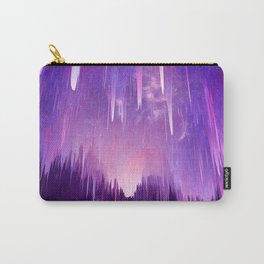 Till World's End Carry-All Pouch | Generative, Fantasy, Skyfall, Forest, Purple, Uv, Space, Scifi, Falling, End 