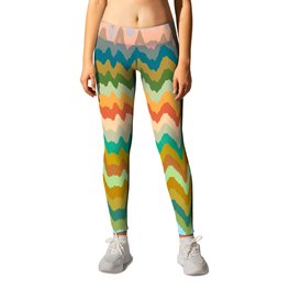 Abstraction_NEW_WAVE_COLOURFUL_JOY_HAPPY_POP_ART_0329C Leggings