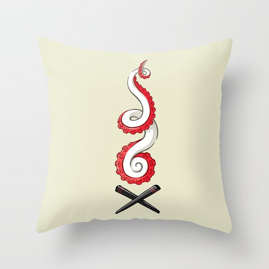 Seafood Throw Pillow