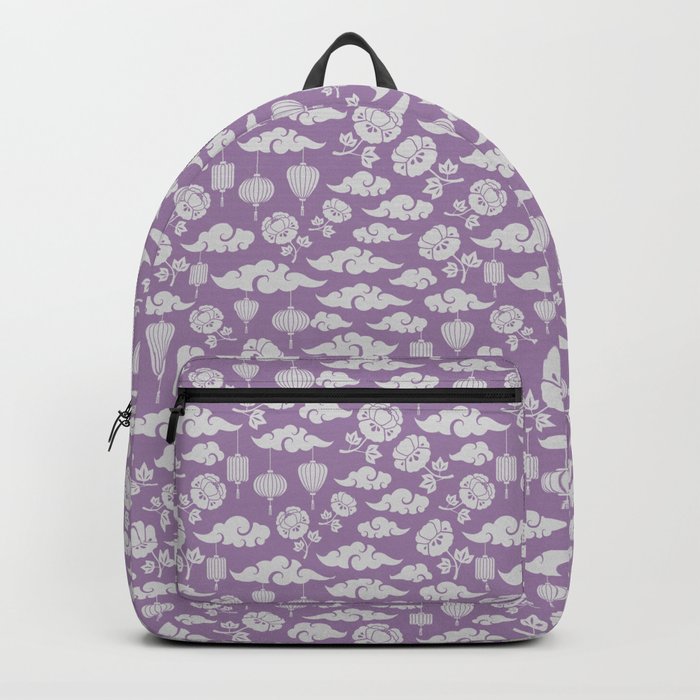 Bohemian Clouds Purple Backpack