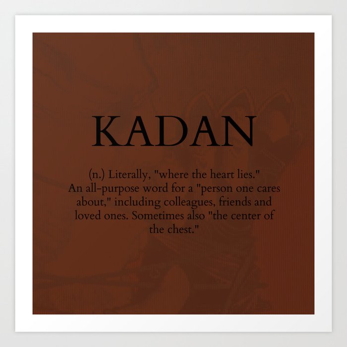 Kadan Art Print