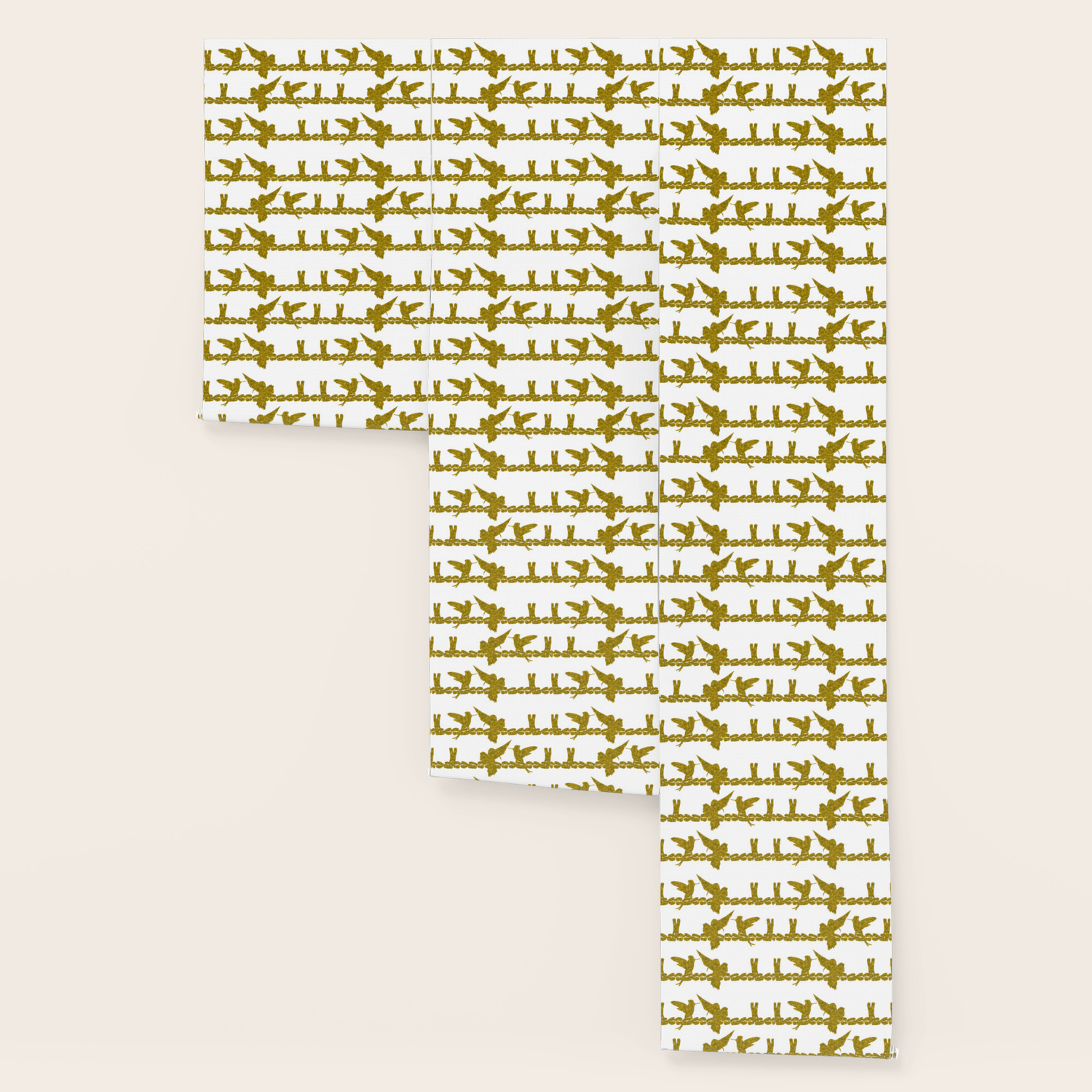 Gold Hummingbirds On Line Chatting Wallpaper By Anoellejay Society6