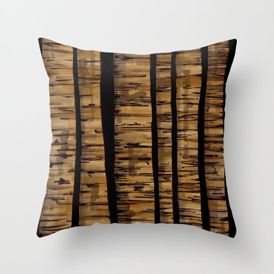 woody Throw Pillow