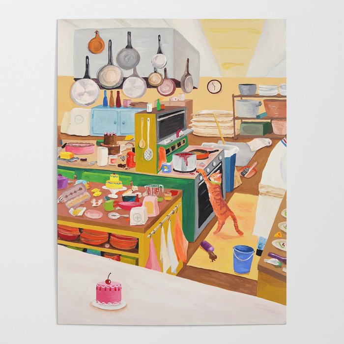 A Cat in the Kitchen Poster