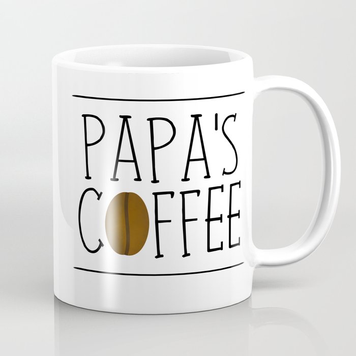 Papa's Coffee Coffee Mug by A Little Leafy