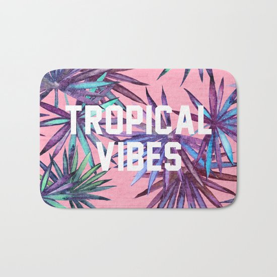 Tropical Vibes Bath Mat