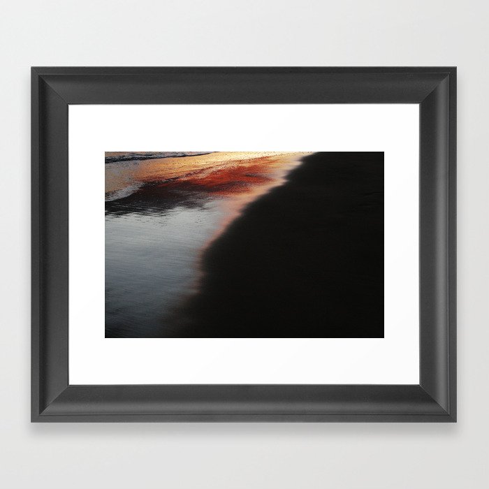 Sand Sunset Framed Art Print