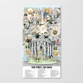 The First 100 Days Canvas Print