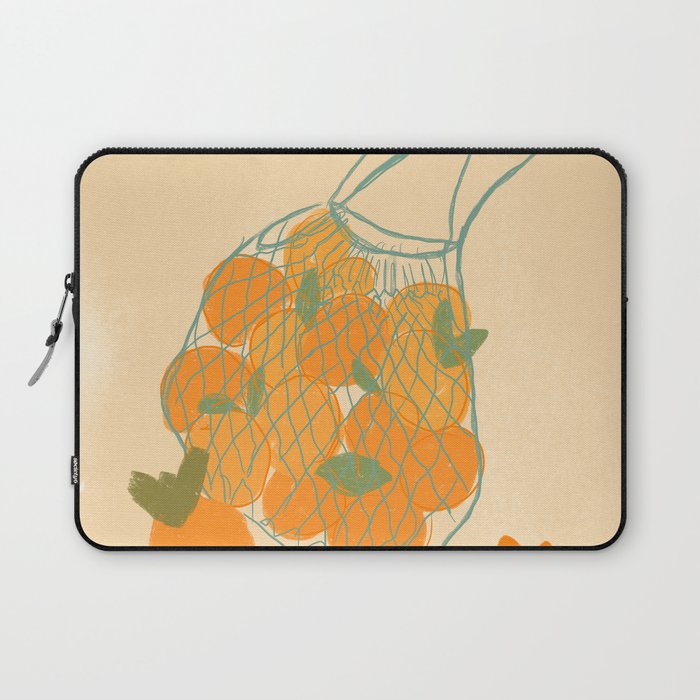 Orange & Clementine Laptop Sleeve