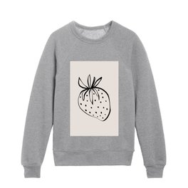 Sketchy strawberry Kids Crewneck