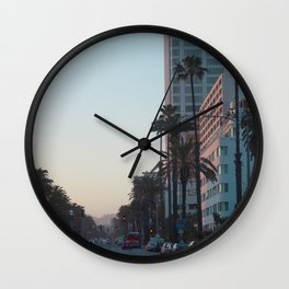 Sunset Drive Wall Clock