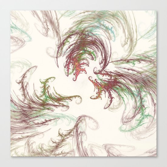 Harvest Winds Fractal Canvas Print