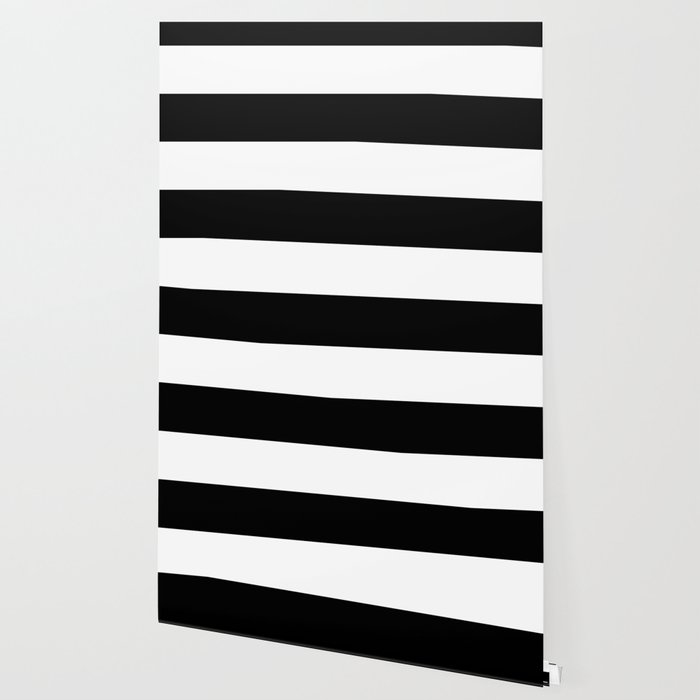 Black And White Line Stripe Minimalist Wallpaper By Beautifulhomes