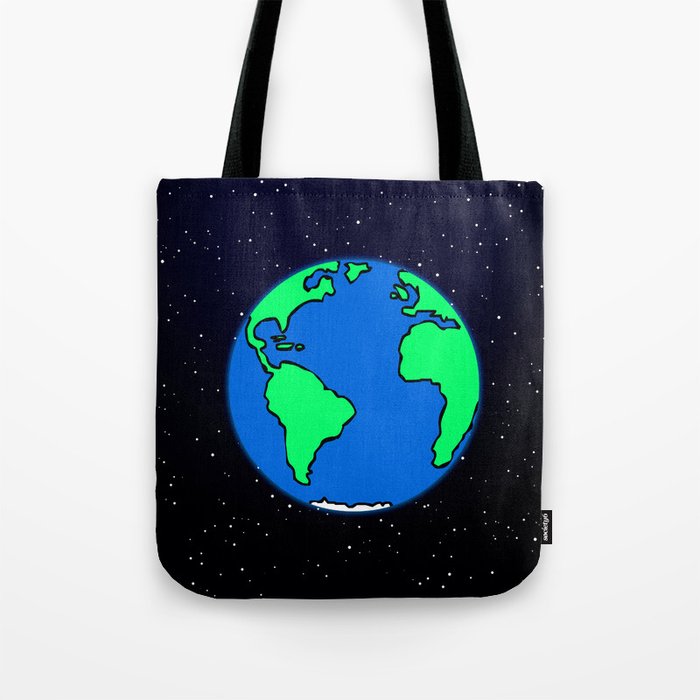 Earth and space Tote Bag