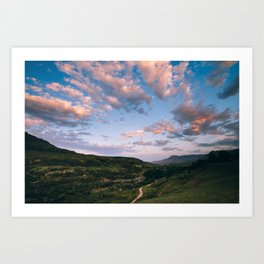 Fluffy Clouds Art Print