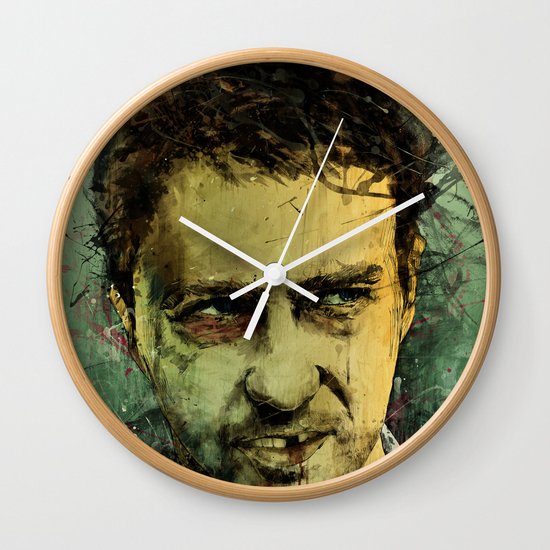 Schizo - Edward Norton Wall Clock