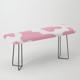 Pink cow pattern Bench