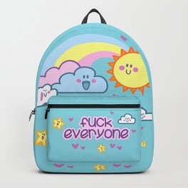 Fuck Everyone - with cuteness Backpack