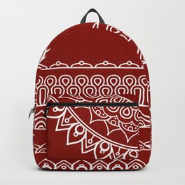 Bohemian Red Backpack