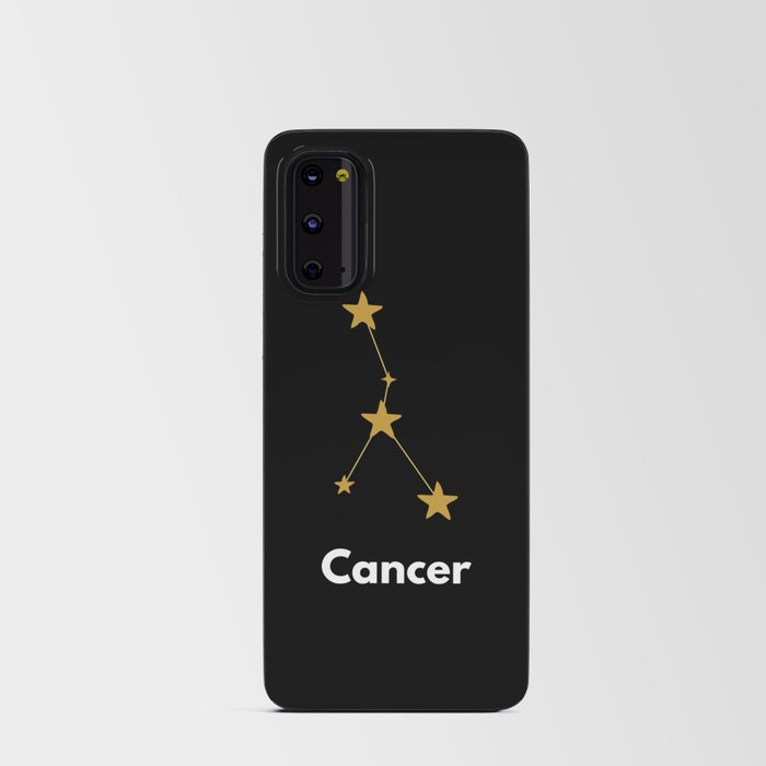 Cancer, Cancer Zodiac, Black Android Card Case