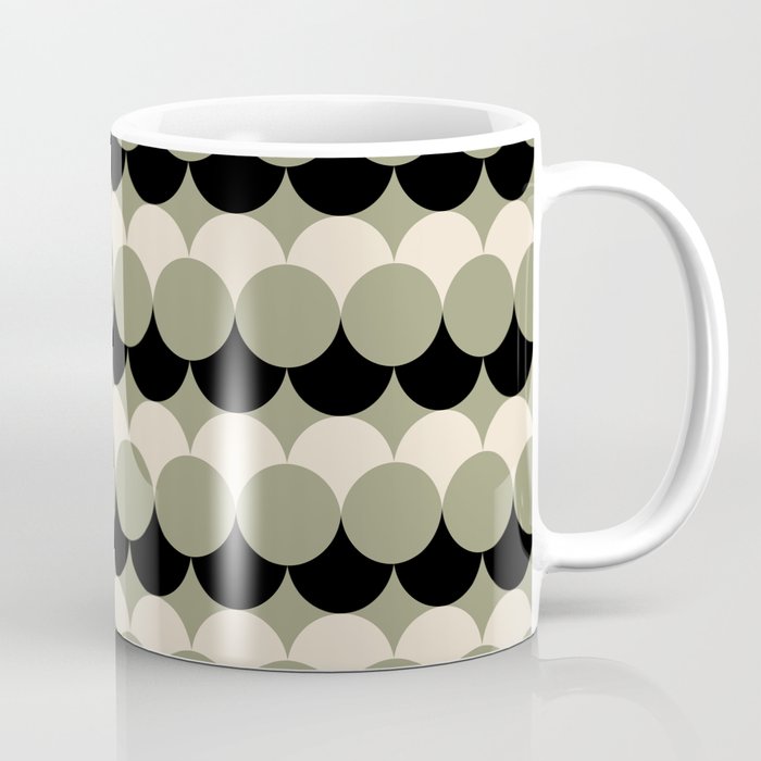 Retro Circular Pattern XXIV Coffee Mug