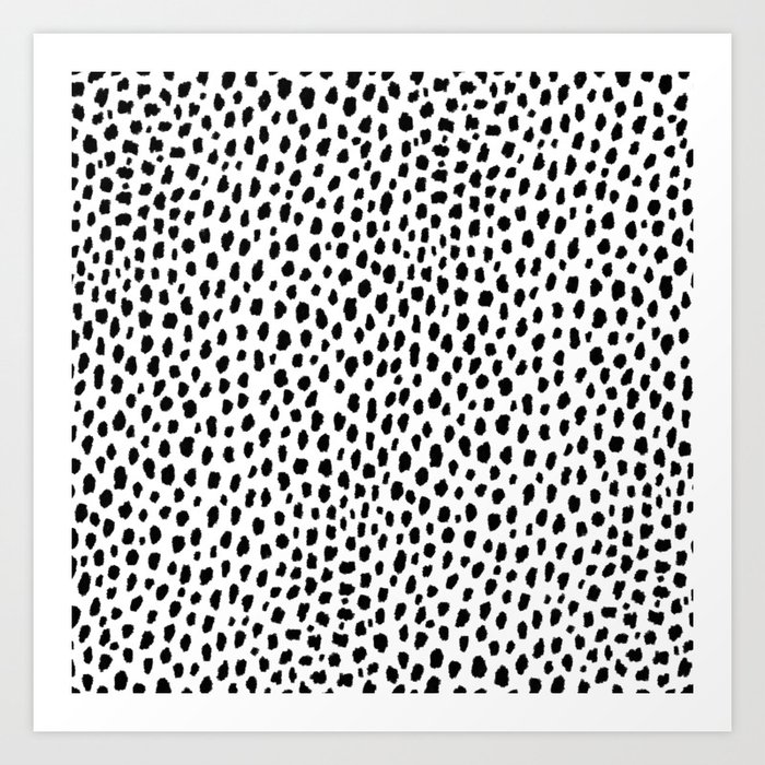 Dalmatian Spots (black/white) Kunstdrucke