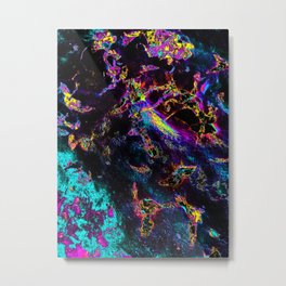 Meteoric Metal Print | Digital, Brilliant, Photoshop, Abstract, Colourful, Painting 