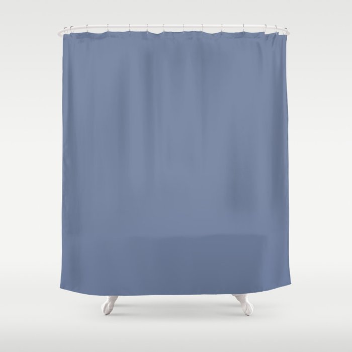 NEUTRAL BLUE VI Shower Curtain