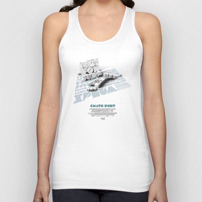 Chato Font poster Tank Top