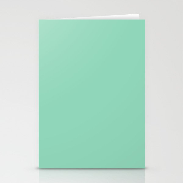 Mint Green Stationery Cards