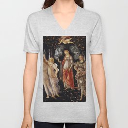 Primavera, Botticelli V Neck T Shirt