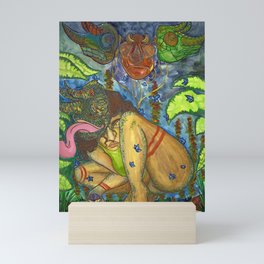 Chameleon Mask Mini Art Print