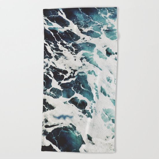 Dark Sea Beach Towel