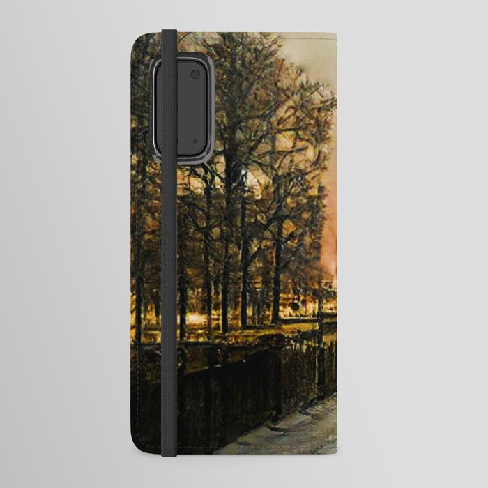Evening Walk Android Wallet Case