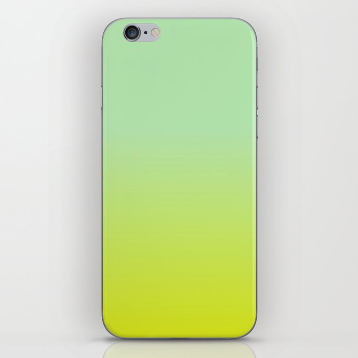 SPRING GREEN OMBRE PATTERN iPhone Skin