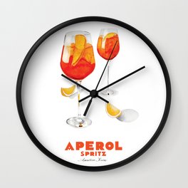 Aperol Spritz Wall Clock