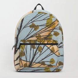 Sunshine Through Leaves Watercolor Painting Backpack