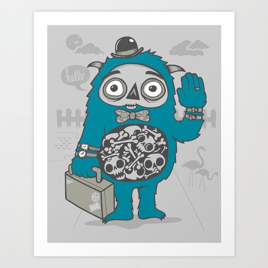 The Watch Saleman Art Print