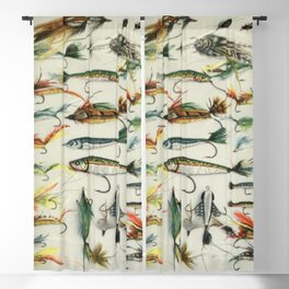 Fishing Lures Blackout Curtain