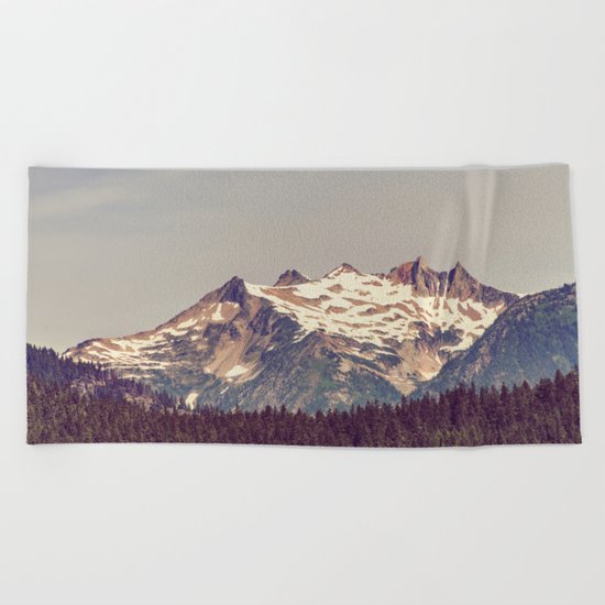 Vintage Cascades Beach Towel