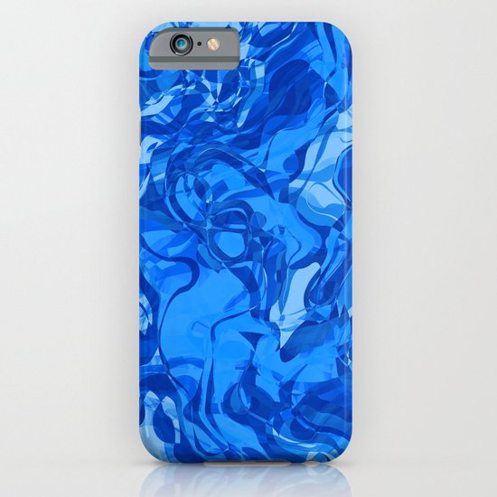 Blue Abstract iPhone & iPod Case