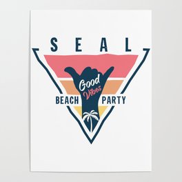 Seal beach party Poster