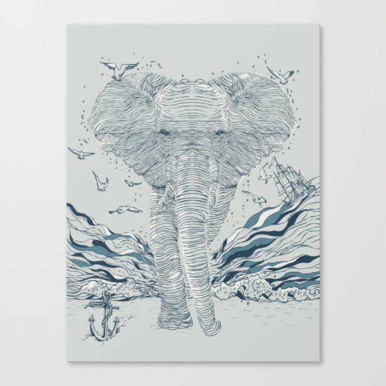 THE OCEAN SPIRIT Canvas Print