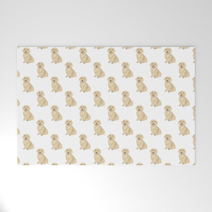 Dachshund (Long Haired, Cream) Welcome Mat