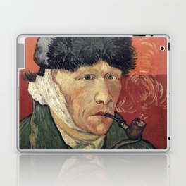 Self-Portrait with Bandaged Ear and Pipe Laptop Skin